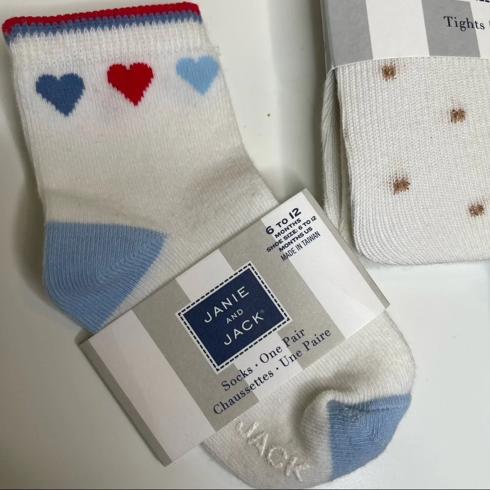 Janie And Jack sick and tights bundle